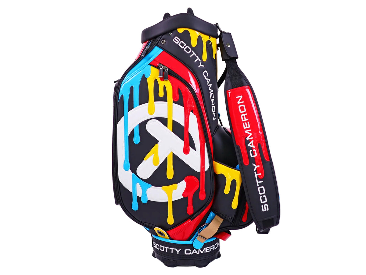 Purple Paint Drip Golf Staff Tour Bag - Gallery Exclusive + Tour Staff Bag – 2025 Hawaii Exclusive Edition