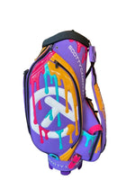 Purple Paint Drip Golf Staff Tour Bag - Gallery Exclusive + Tour Staff Bag – 2025 Hawaii Exclusive Edition